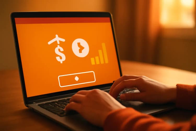 pessoa começando a aprender sobre tráfego pago online