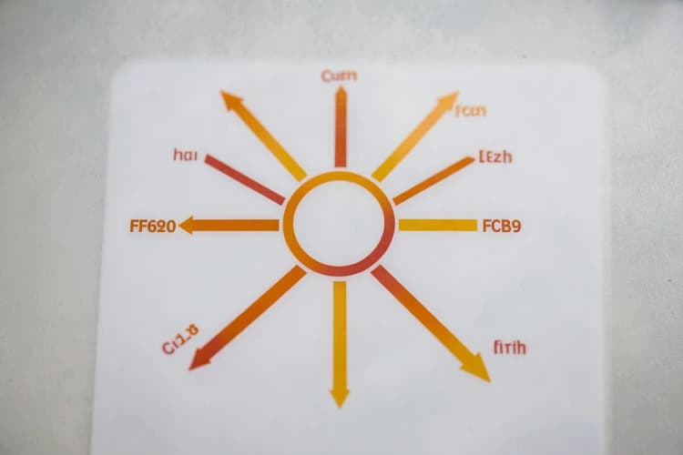 Um diagrama de fluxo mostrando diferentes fontes de tráfego digital como setas conectadas a um círculo central.