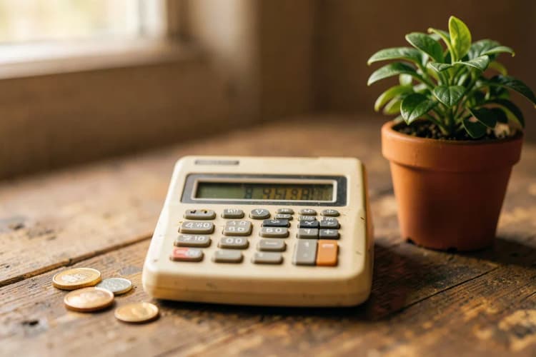 Calculadora mostrando custos de anúncios com a keyword quanto custa tráfego pago no instagram